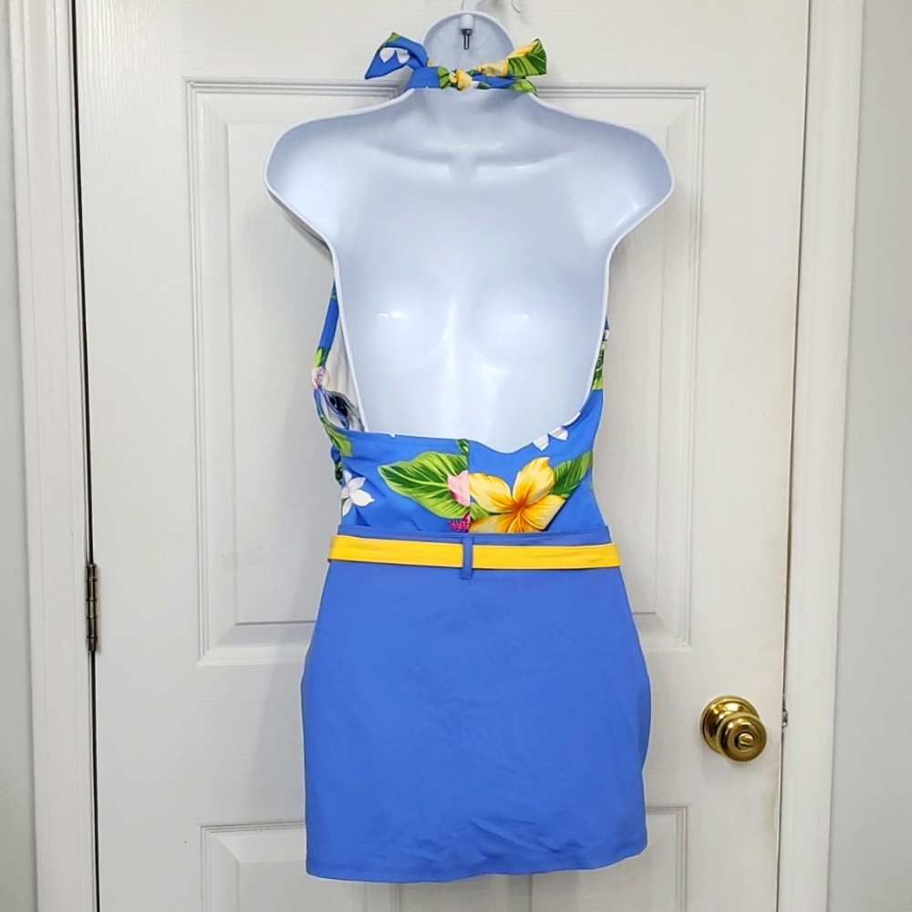 Ralph Lauren & Jantzen size 16 one piece swimsuit and matching cover-up - Picture 8 of 16